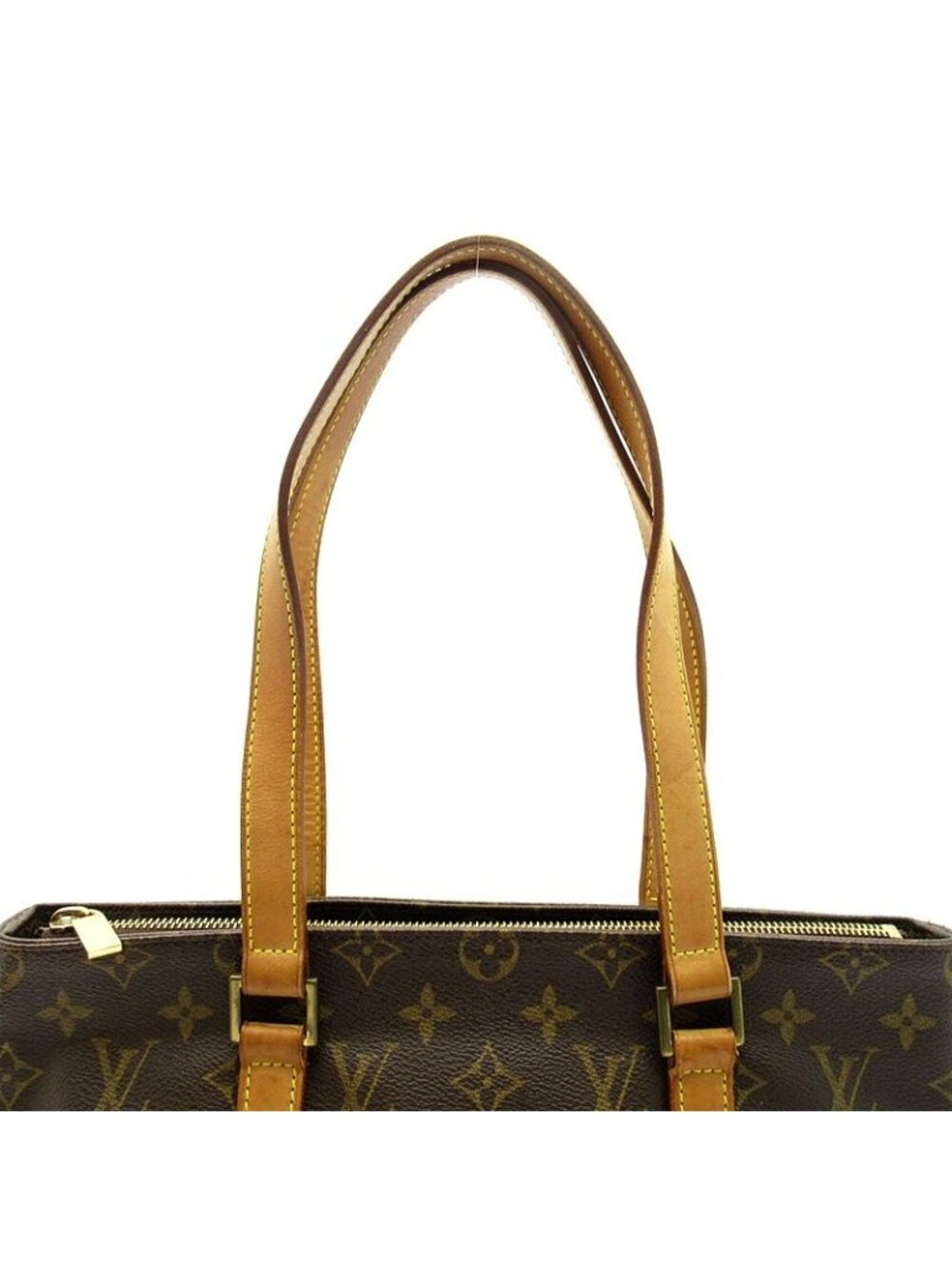 ★SOLD★ Louis Vuitton Cabas Piano Monogram Handbag Brown - Picture 2 of 8